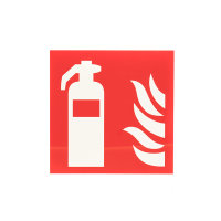 Feuerlöscher-Symbol-Schild 150 x 150 mm