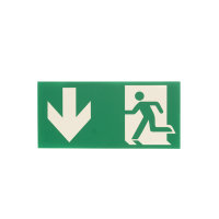 Symbol-Schild: Rettungsweg Notausgang