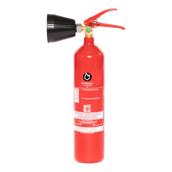 2 kg Co2-Feuerlöscher zur Event-Miete